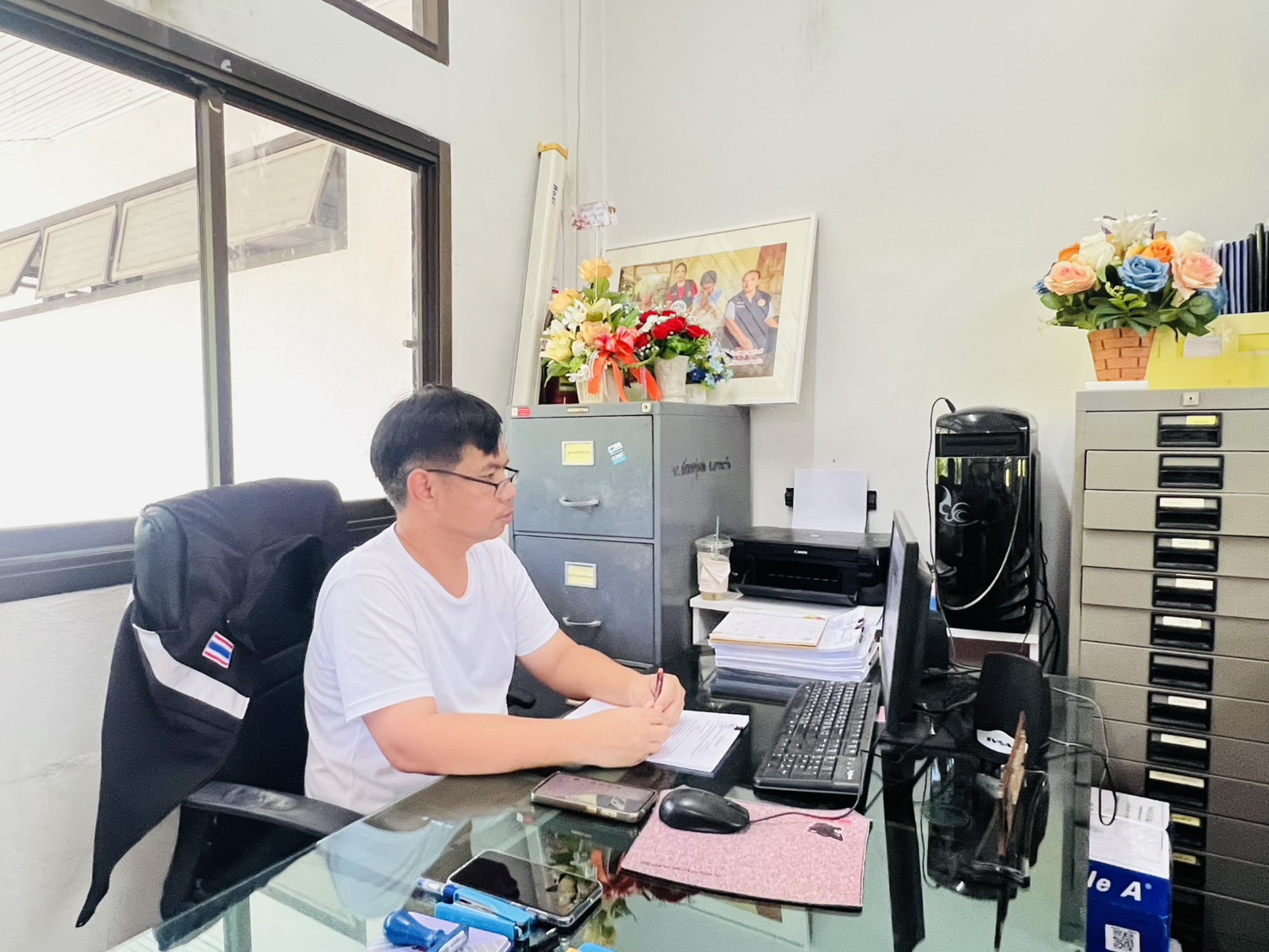 📣พช.สุราษฎร์ธานี📣 ร่วมรับการประชุมกรมการพัฒนาชุมชน ครั้งที่ 3/2568