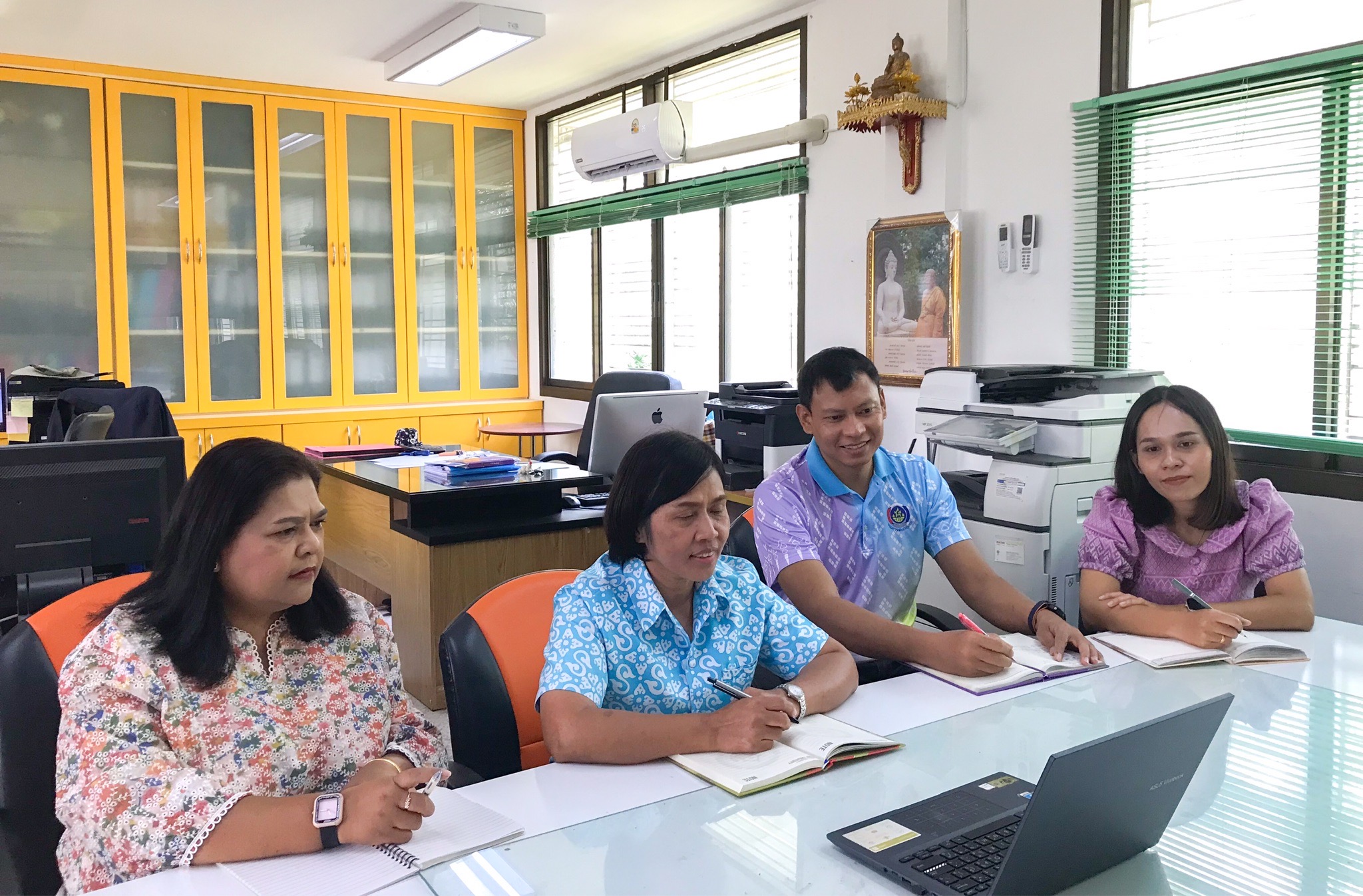 📣พช.สุราษฎร์ธานี📣 ร่วมรับการประชุมกรมการพัฒนาชุมชน ครั้งที่ 3/2568