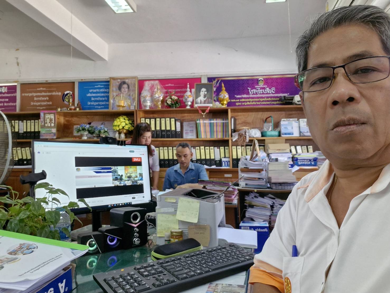 📣พช.สุราษฎร์ธานี📣 ร่วมรับการประชุมกรมการพัฒนาชุมชน ครั้งที่ 3/2568