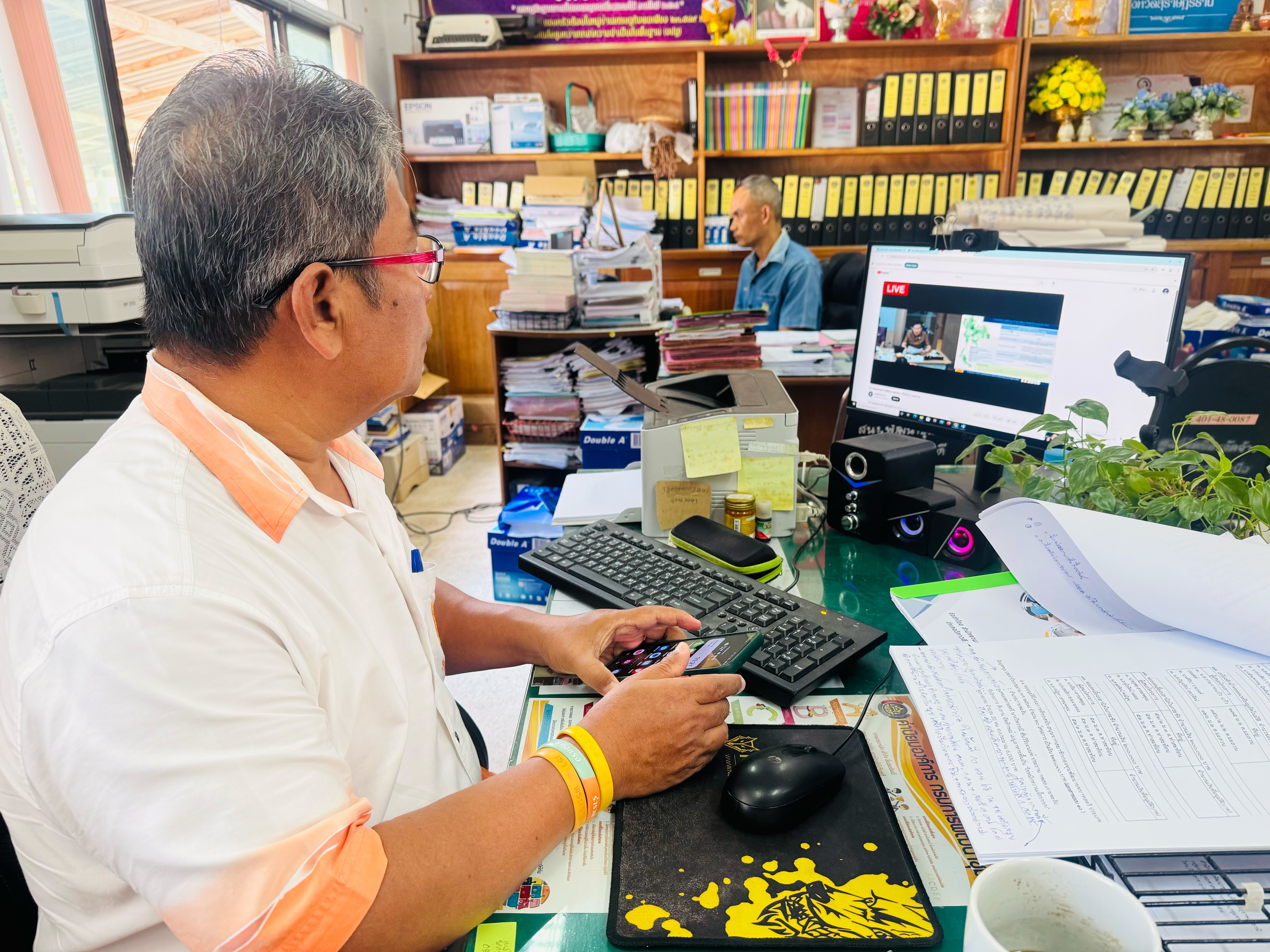 📣พช.สุราษฎร์ธานี📣 ร่วมรับการประชุมกรมการพัฒนาชุมชน ครั้งที่ 3/2568