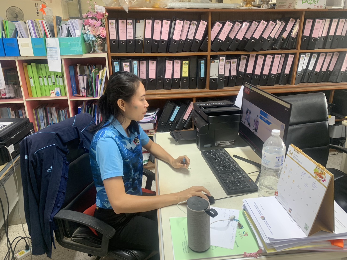 📣พช.สุราษฎร์ธานี📣 ร่วมรับการประชุมกรมการพัฒนาชุมชน ครั้งที่ 3/2568