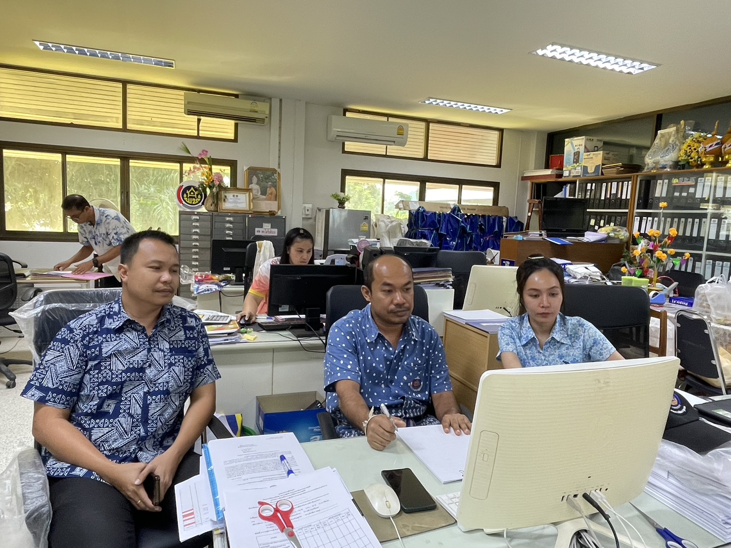 📣พช.สุราษฎร์ธานี📣 ร่วมรับการประชุมกรมการพัฒนาชุมชน ครั้งที่ 3/2568