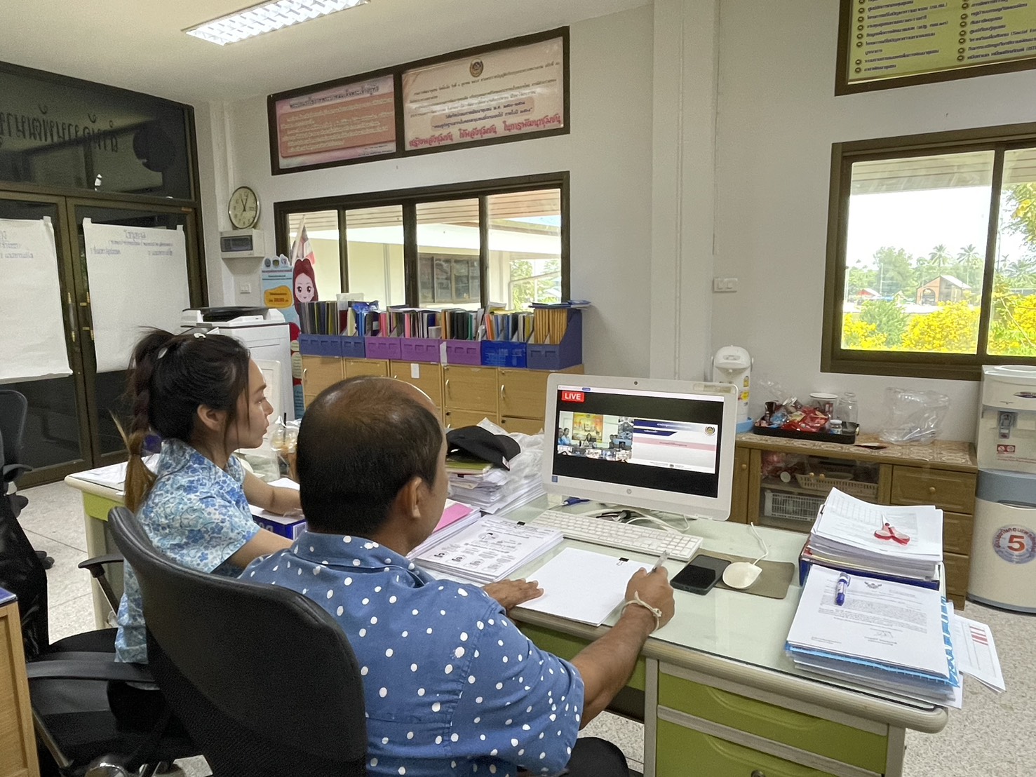 📣พช.สุราษฎร์ธานี📣 ร่วมรับการประชุมกรมการพัฒนาชุมชน ครั้งที่ 3/2568