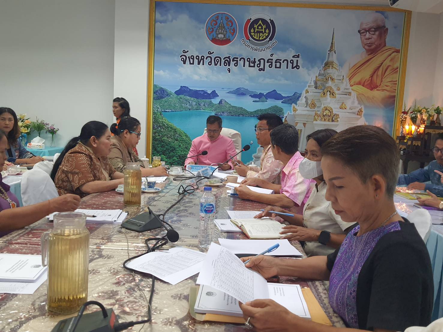 📢พช.สุราษฎร์ธานี รับการตรวจติดตามผลการดำเนินงานของผู้ตรวจราชการกรมการพัฒนาชุมชน (นายสงัด พืชพันธุ์) และร่วมประชุมกรมการพัฒนาชุมชน ครั้งที่ 4/2568 📣