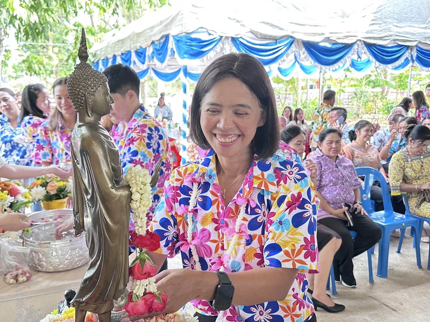 🎉พช.สุราษฎร์ธานี🎉 จัดกิจกรรมสานสัมพันธ์ สานสายใย พช.เมืองคนดี สืบสานอนุรักษ์ขนบธรรมเนียมประเพณีอันดีงาม เนื่องในเทศกาลสงกรานต์ ประจำปี 2568