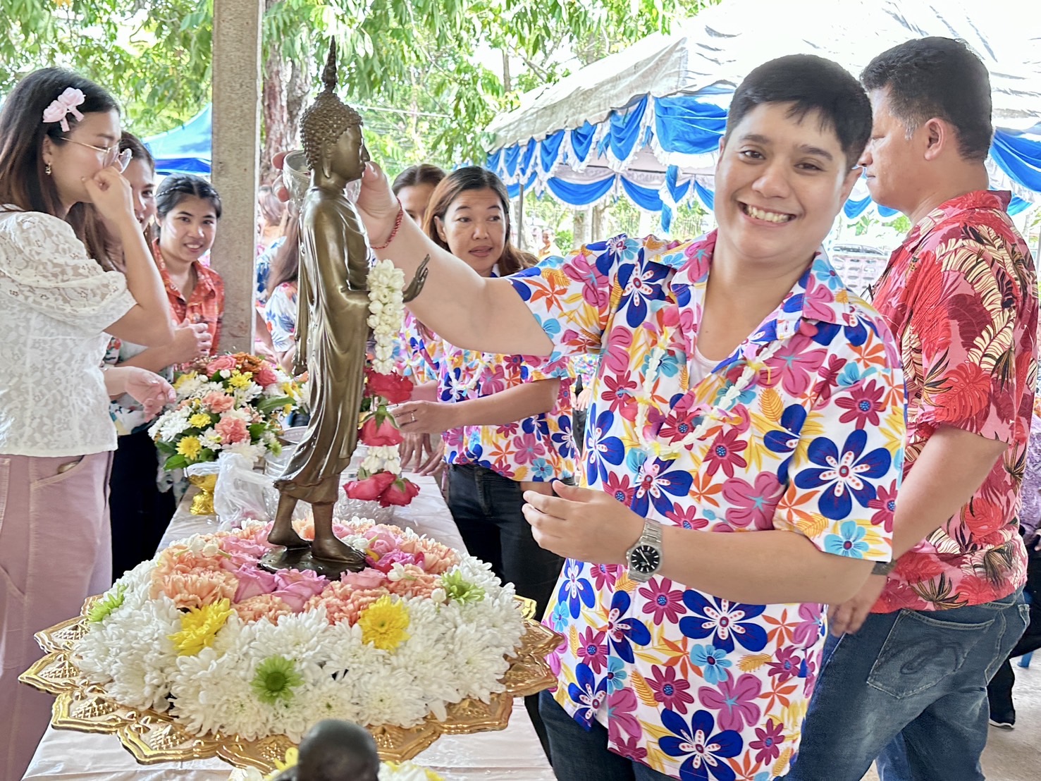 🎉พช.สุราษฎร์ธานี🎉 จัดกิจกรรมสานสัมพันธ์ สานสายใย พช.เมืองคนดี สืบสานอนุรักษ์ขนบธรรมเนียมประเพณีอันดีงาม เนื่องในเทศกาลสงกรานต์ ประจำปี 2568