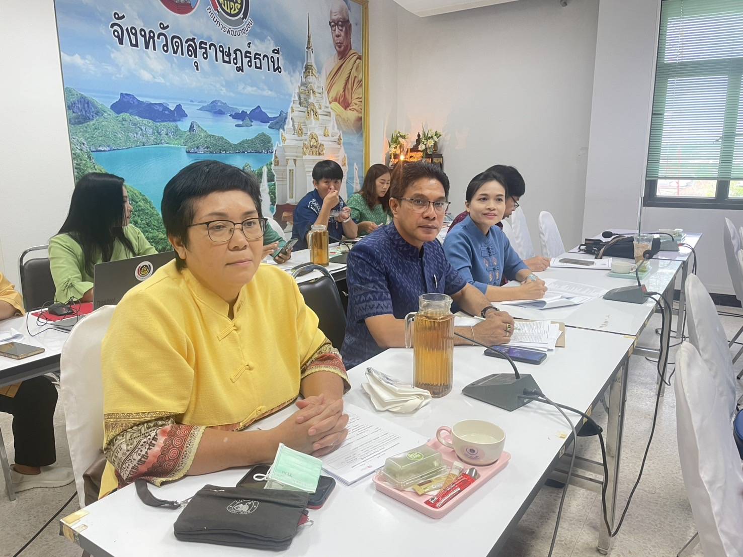 🔊 🔊 พช.สุราษฎร์ธานี เข้าร่วมการประชุมกรมการพัฒนาชุมชน ครั้งที่ 5/2568 ผ่านระบบวิดีทัศน์ทางไกล (Video Conference)