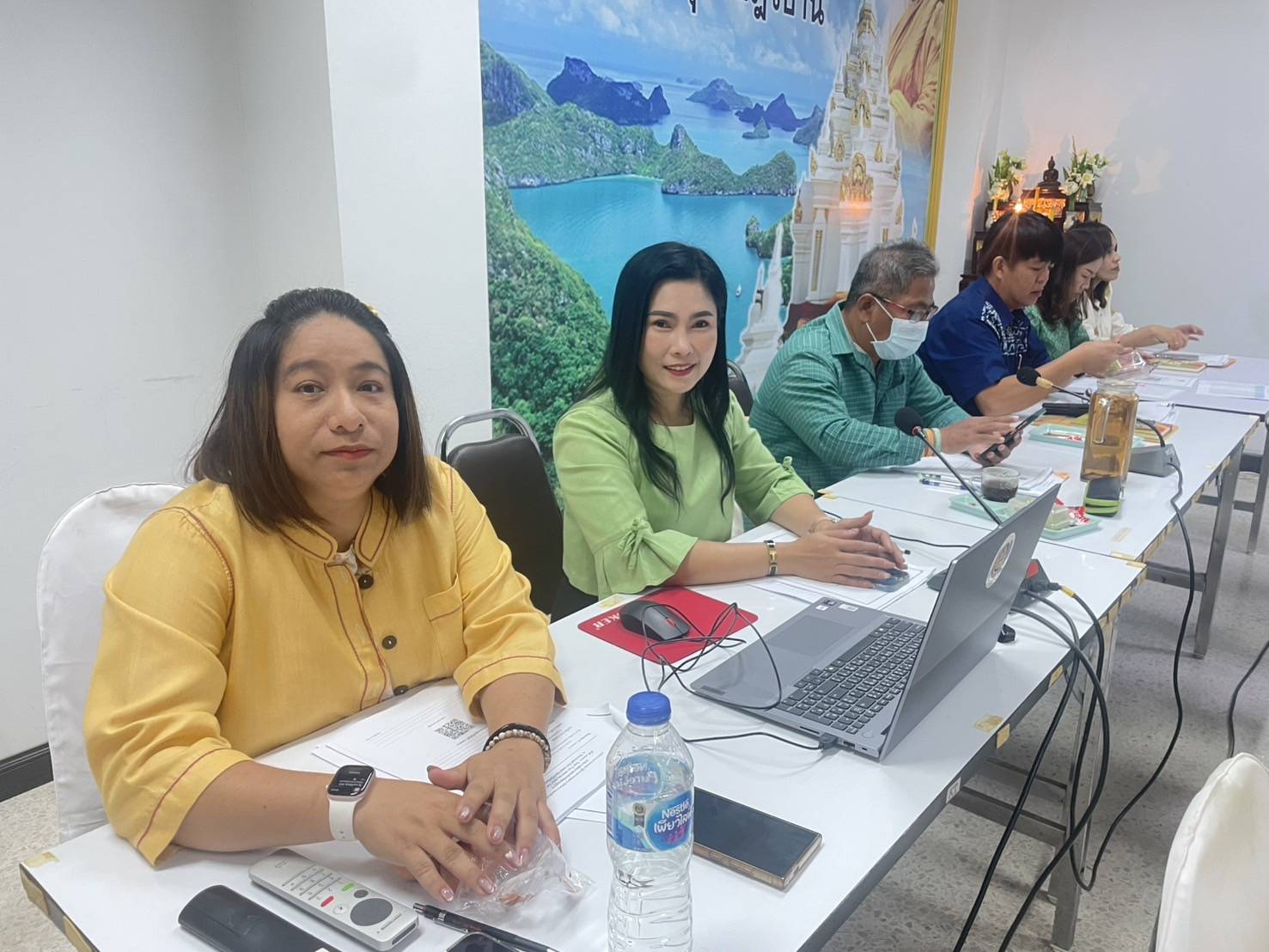 🔊 🔊 พช.สุราษฎร์ธานี เข้าร่วมการประชุมกรมการพัฒนาชุมชน ครั้งที่ 5/2568 ผ่านระบบวิดีทัศน์ทางไกล (Video Conference)