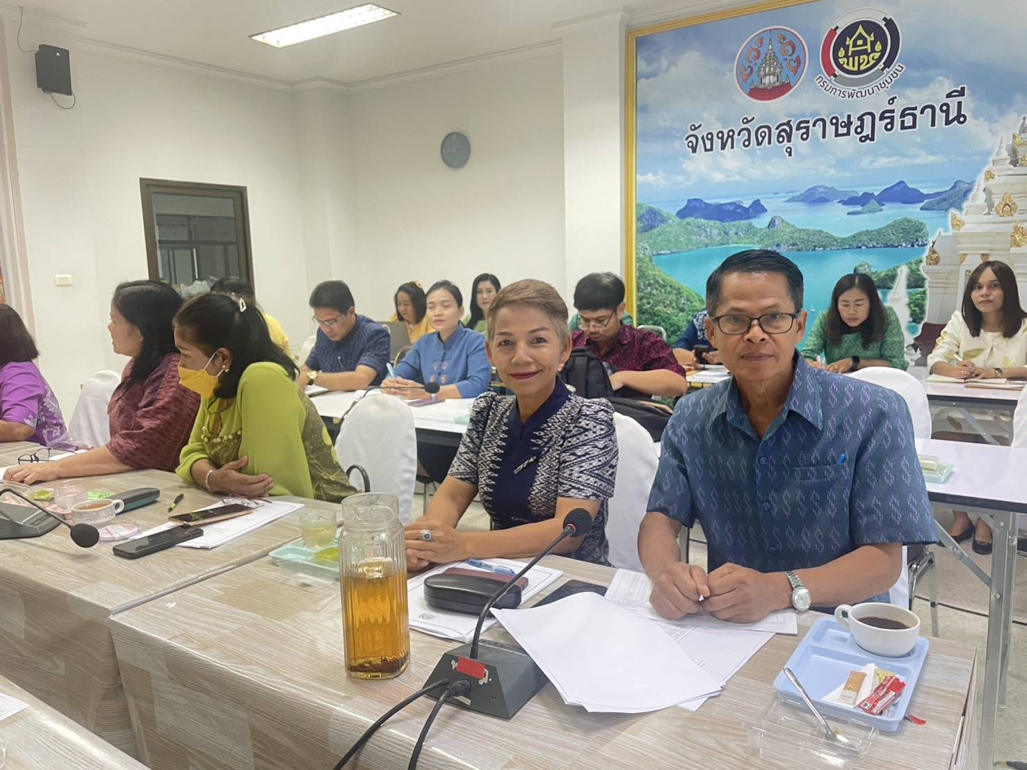 🔊 🔊 พช.สุราษฎร์ธานี เข้าร่วมการประชุมกรมการพัฒนาชุมชน ครั้งที่ 5/2568 ผ่านระบบวิดีทัศน์ทางไกล (Video Conference)