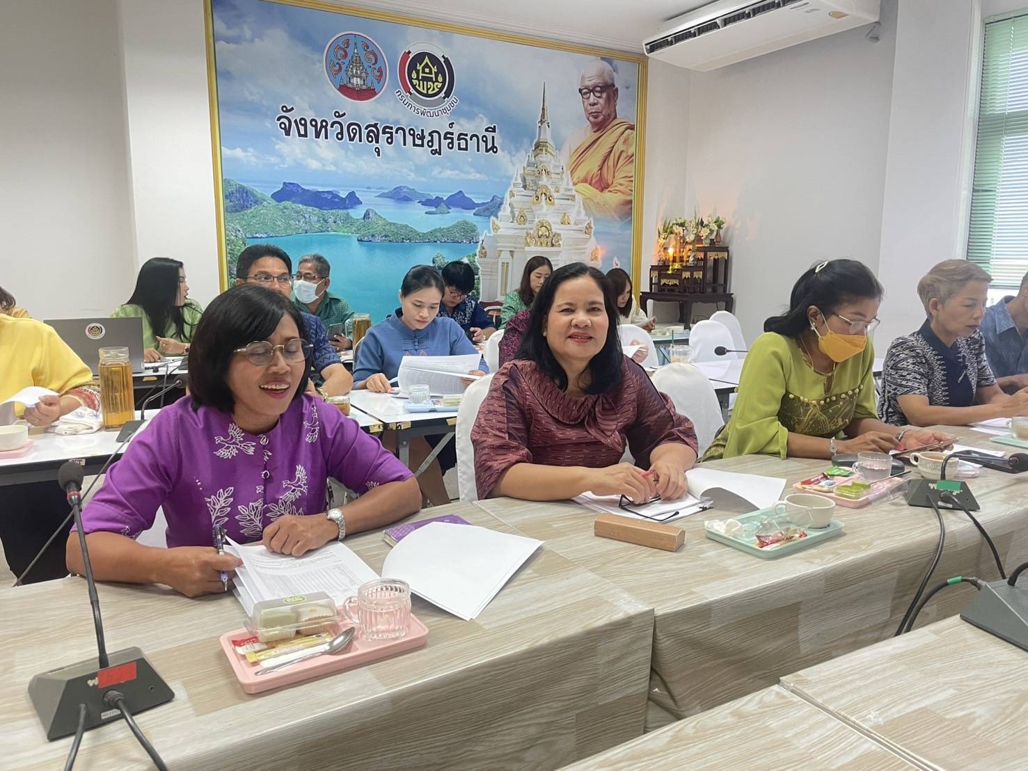 🔊 🔊 พช.สุราษฎร์ธานี เข้าร่วมการประชุมกรมการพัฒนาชุมชน ครั้งที่ 5/2568 ผ่านระบบวิดีทัศน์ทางไกล (Video Conference)