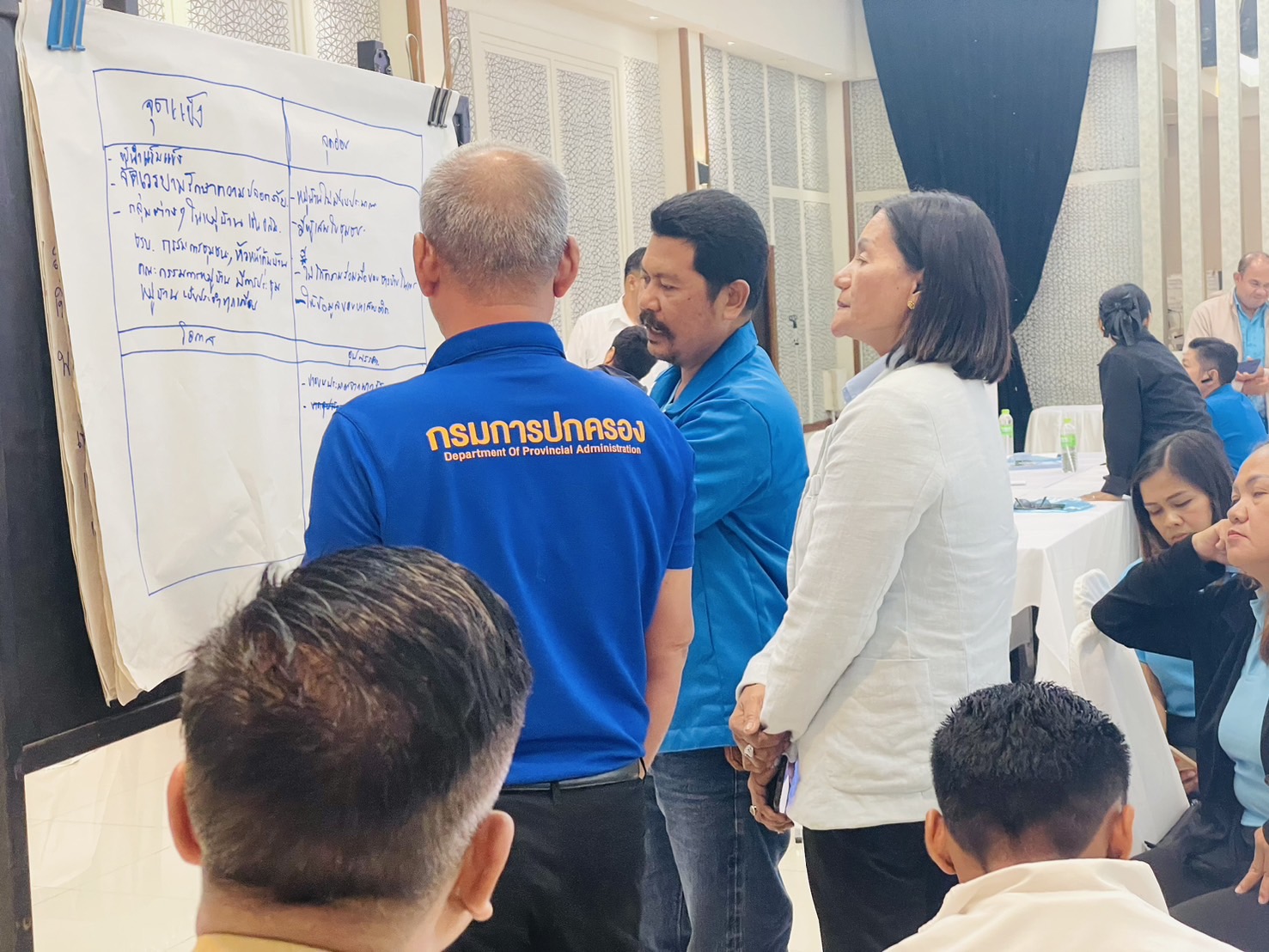 พช.สุราษฎร์ฯ ร่วมพิธีปิดโครงการอบรมวิทยากรกระบวนการกองทุนแม่ฯ ขับเคลื่อนการฟื้นฟูศักยภาพกองทุนแม่ฯ แก้ไขปัญหายาเสพติด