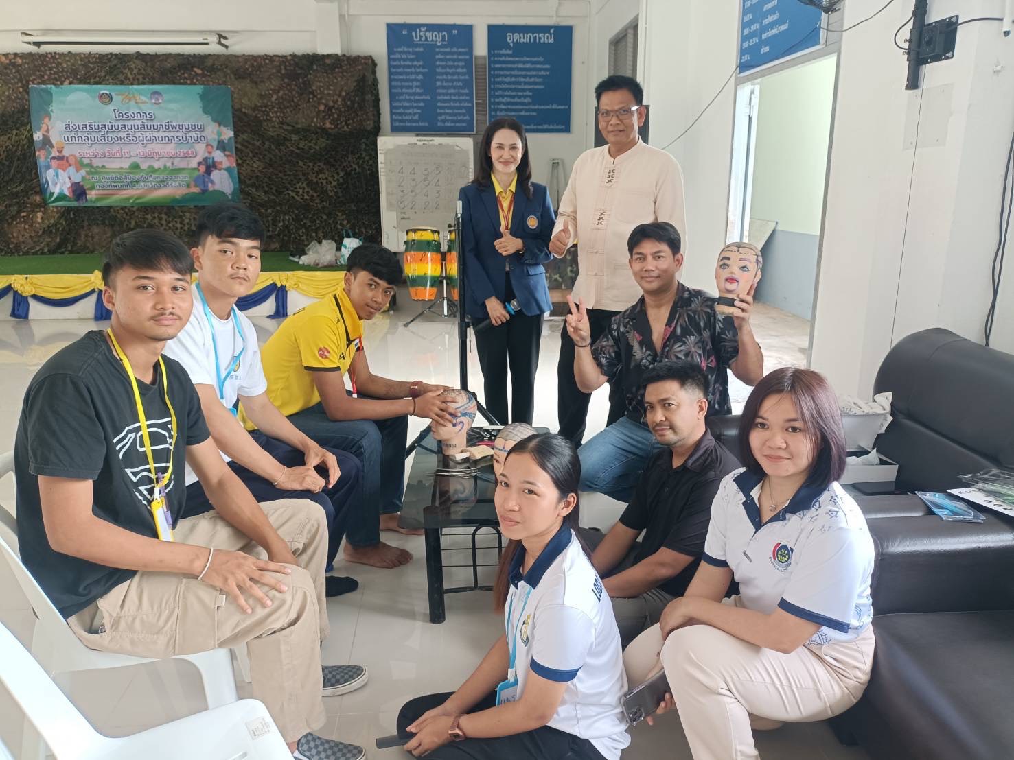 พช.สุราษฎร์ ส่งเสริมสนับสนุนสัมมาชีพแก่เยาวชนหรือผู้ผ่านการบำบัด