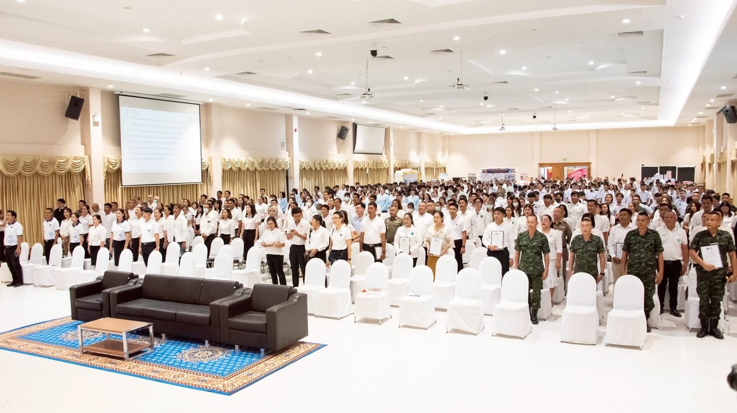 พช.สุราษฎร์ฯ สานพลังเครือข่ายต่อต้านยาเสพติดโลก