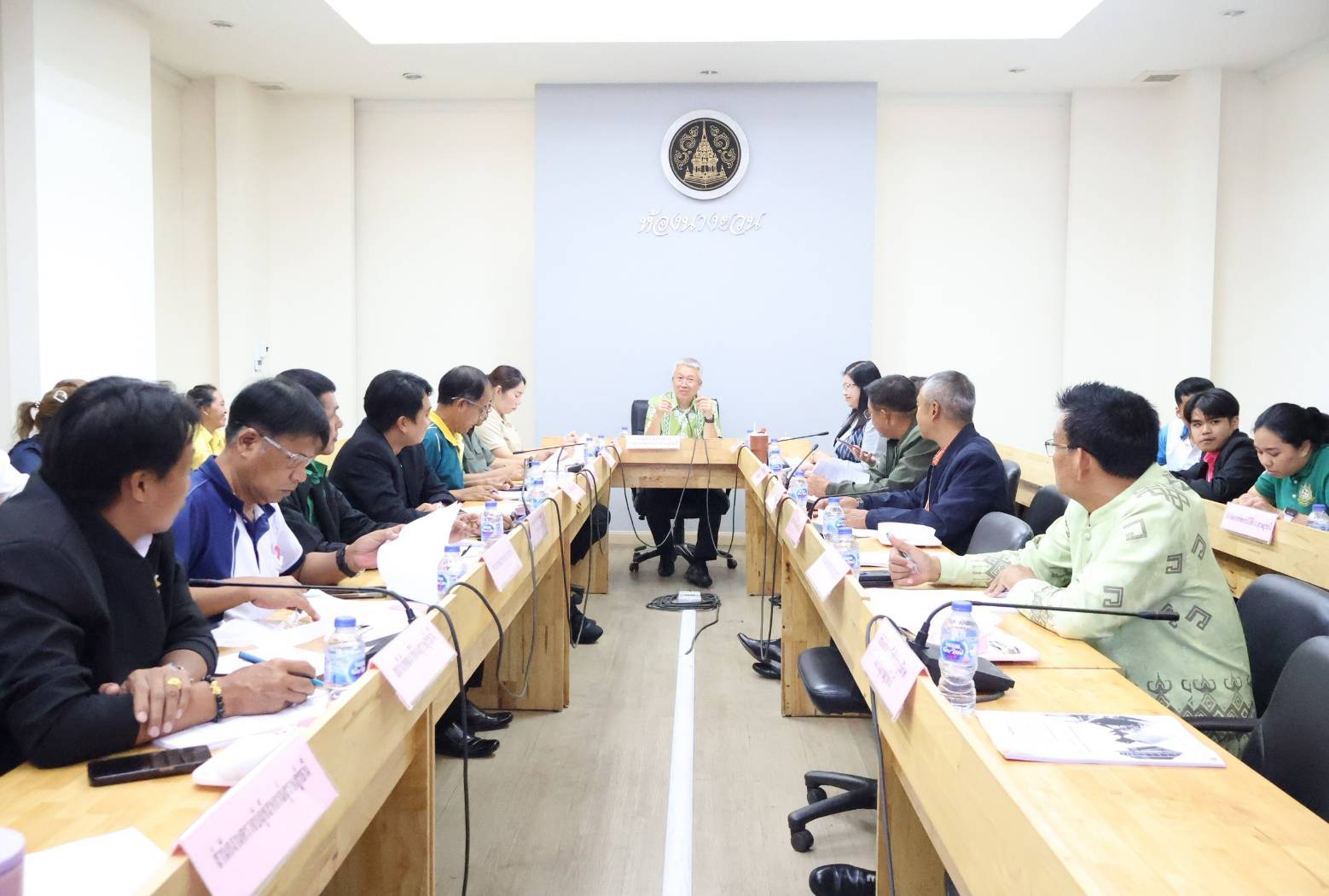 📣พช.สุราษฎร์ธานี ร่วมประชุมหน่วยบูรณาการ ตามโครงการนำร่องการบริหารจัดการที่ดินสาธารณประโยชน์ตามแนวทางเศรษฐกิจพอเพียง