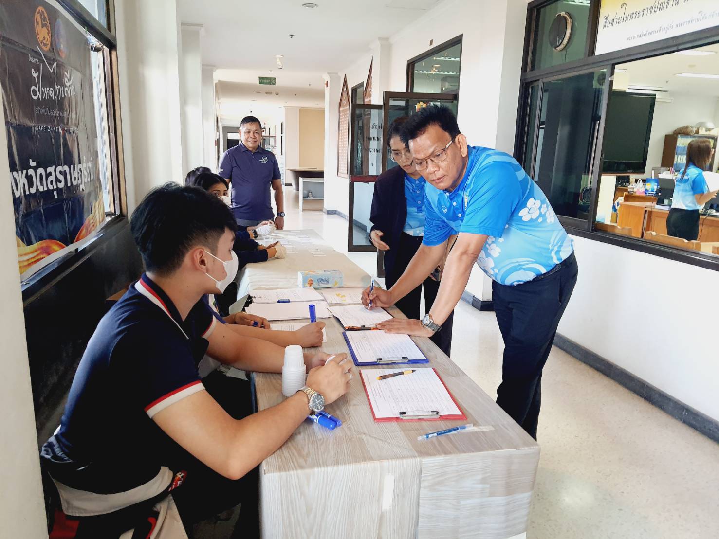 📣พช.สุราษฎร์ธานี ขานรับนโยบาย “Seal Stop Safe” นำเจ้าหน้าที่ พช. ร่วมโครงการมหาดไทยสีขาว สร้างพื้นที่ปลอดภัย หยุดยั้งยาเสพติด (Safe Zone No Drugs) ตรวจสารเสพติดบุคลากรในสังกัด