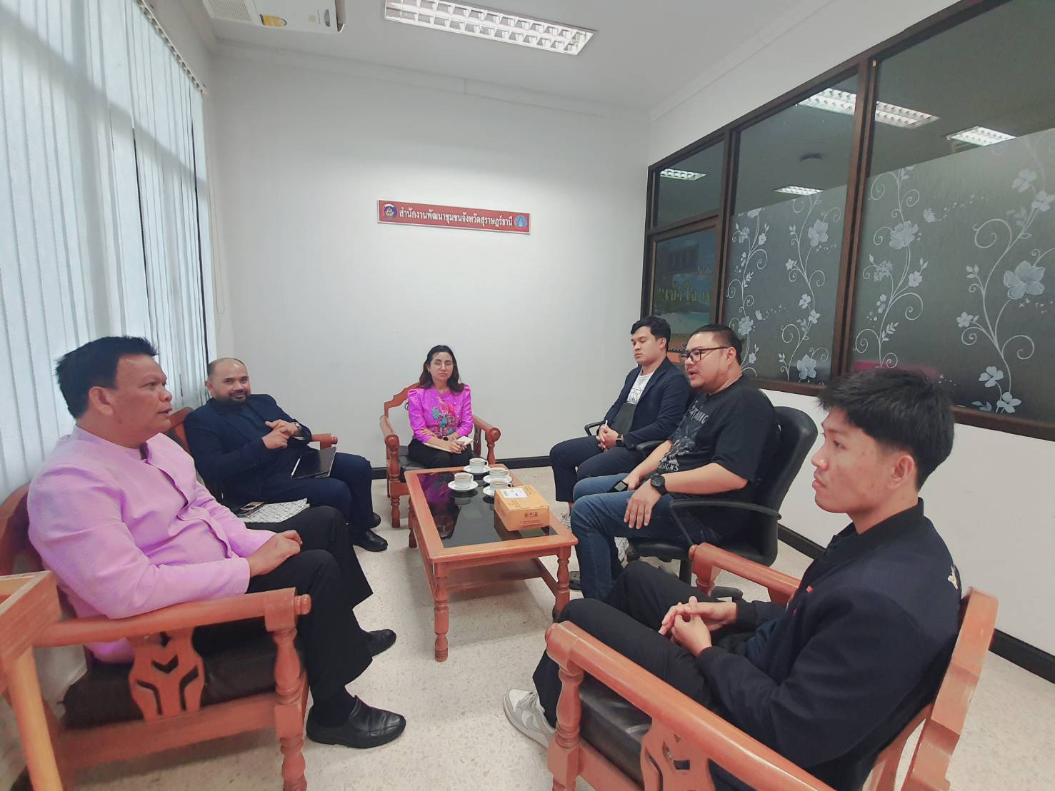 พช.สุราษฎร์ธานี  หารือความร่วมมือด้านการพัฒนา ส่งเสริม และสนับสนุนผู้ประกอบการให้มีการเติบโตอย่างยั่งยืน กับผู้แทนอุทยานวิทยาศาสตร์และนวัตกรรมสังคม มหาวิทยาลัยทักษิณ