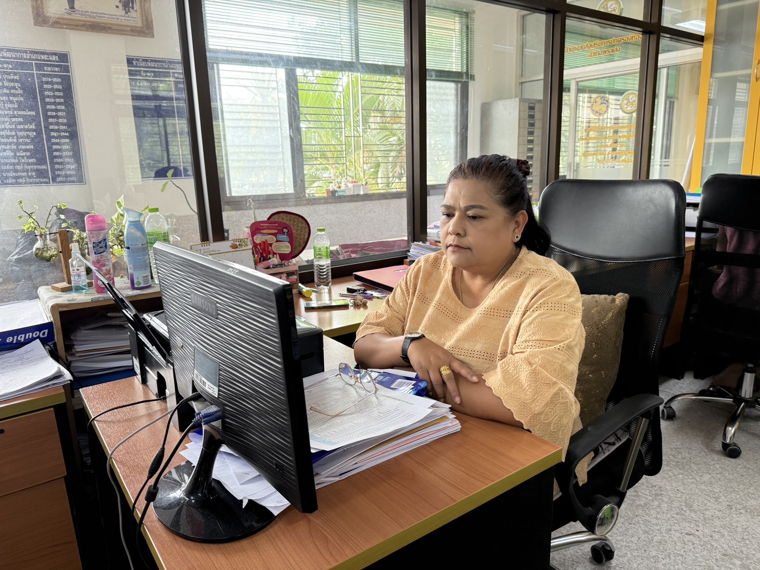 พช.สุราษฎร์ธานี ร่วมประชุมกรมการพัฒนาชุมชน ครั้งที่ 7/2568 ผ่านการถ่ายทอดสัญญาณผ่านระบบการประชุมทางไกล Video Conference