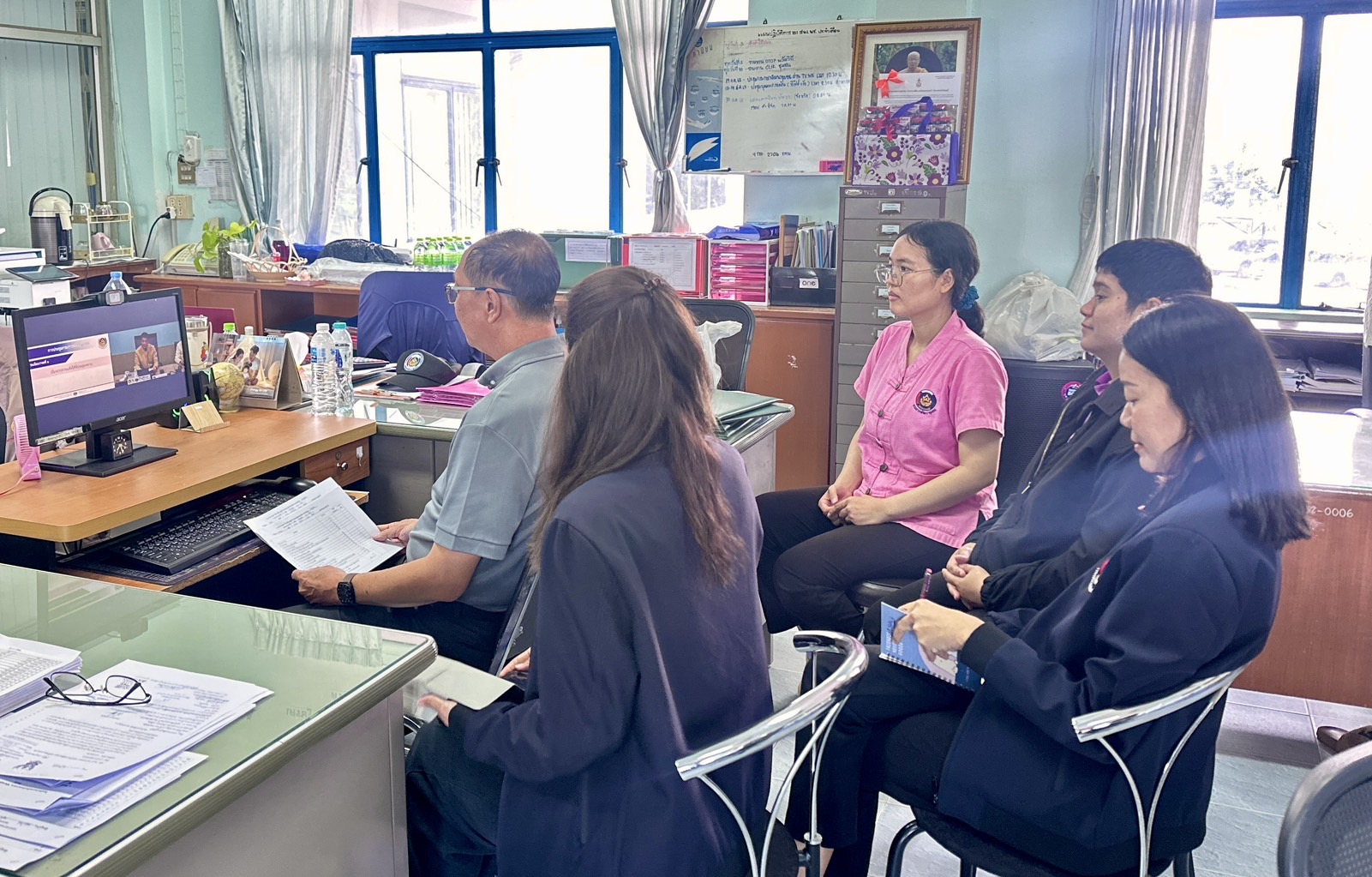 พช.สุราษฎร์ธานี ร่วมประชุมกรมการพัฒนาชุมชน ครั้งที่ 7/2568 ผ่านการถ่ายทอดสัญญาณผ่านระบบการประชุมทางไกล Video Conference