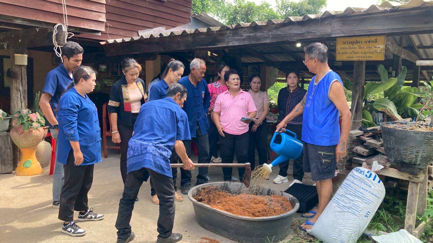 พช.สุราษฎร์ ร่วมขับเคลื่อนกิจกรรมชมรมผู้นำอาสาพัฒนาชุมชนอำเภอไชยา